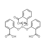 CAS 登录号：84682-34-8， 2,2',2''-[(甲基次硅烷基)三(氧基)]三苯甲酸