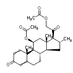 CAS#: 84682-40-6， (11beta,16alpha)-16-Methyl-3,20-dioxopregna-1,4-diene-11,21-diyl diacetate