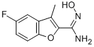CAS 登录号:84748-02-7, 5-氟-N-羟基-3-甲基-2-苯并呋喃甲脒
