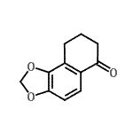 CAS 登录号：84854-57-9， 8,9-二氢萘并[1,2-d][1,3]二氧杂环戊烯-6(7H)-酮