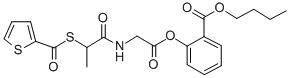 CAS#: 84856-30-4， N-(1-Oxo-2-((2-Thienylcarbonyl)Thio)Propyl)-Glycine 2-(Butoxycarbonyl)Phenyl Ester