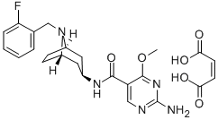 CAS#: 84936-80-1， 2-Amino-N-(8-(2-Fluorobenzyl)-3-beta-Nortropanyl)-4-Methoxy-5-Pyrimidinecarboxamide