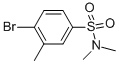 结构式 CAS# 849532-31-6, 4-溴-N,N,3-三甲基苯磺酰胺