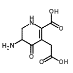 CAS#: 84986-74-3， 5-Amino-3-(carboxymethyl)-4-oxo-1,4,5,6-tetrahydro-2-pyridinecarboxylic acid