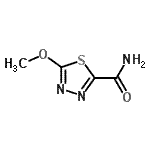 CAS 登录号：85089-86-7， 5-甲氧基-1,3,4-噻二唑-2-甲酰胺