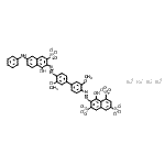CAS#: 85135-91-7， Tetrasodium 7-({4'-[(6-anilino-1-hydroxy-3-sulfonato-2-naphthyl)diazenyl]-3,3'-dimethoxy-4-biphenylyl}diazenyl)-8-hydroxy-1,3,6-naphthalenetrisulfonate