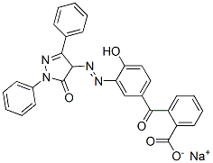 CAS#: 85135-97-3， Sodium 2-[3-[[4,5-Dihydro-5-Oxo-1,3-Diphenyl-1H-Pyrazol-4-Yl]Azo]-4-Hydroxybenzoyl]Benzoate