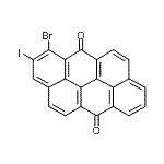 CAS 登录号：85136-69-2， 1-溴-2-碘萘并[7,8,1,2,3-nopqr]四芬-6,12-二酮