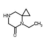 CAS 登录号：851726-87-9， 4-乙基-4,7-二氮杂螺[2.5]辛烷-5-酮