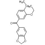CAS#: 851958-67-3， 1,3-Benzodioxol-5-yl(3-ethoxy-4-methoxyphenyl)methanone