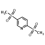 CAS 登录号：85330-63-8， 2,5-二(甲基磺酰基)吡啶