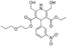 CAS#: 85387-26-4， 2-Propoxyethyl Ethyl 2,6-Bis(Hydroxymethyl)-4-(3-Nitrophenyl)-1,4-Dihydropyridine-3,5-Dicarboxylate