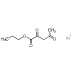 CAS#: 85392-52-5， 2,4-dioxo-Pentanoic acid propyl ester sodium salt (1:1)