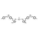 CAS 登录号：85392-73-0， 二{5-[(4-{[2-(4-氯苯基)乙基](甲基)氨基}苯基)偶氮]-1,4-二甲基-4,5-二氢-1H-1,2,4-三唑-1-鎓}四氯锌酸盐(2-)