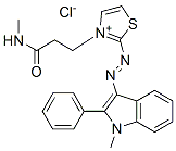 CAS#: 85409-40-1， 3-[3-(Methylamino)-3-Oxopropyl]-2-[(1-Methyl-2-Phenyl-1H-Indol-3-Yl)Azo]Thiazolium Chloride
