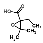 CAS#: 854848-53-6， 2-Ethyl-3,3-dimethyl-2-oxiranecarboxylic acid