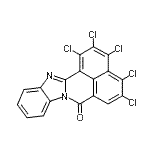 CAS 登录号：85508-05-0， 1,2,3,4,5-五氯-7H-苯并咪唑并[2,1-a]苯并[De]异喹啉-7-酮