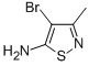 structure of CAS# 85508-99-2, 4-Bromo-3-Methyl-Isothiazol-5-Ylamine;Fs000661