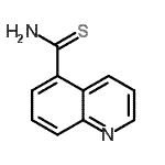 CAS 登录号：855763-66-5， 5-喹啉硫代甲酰胺