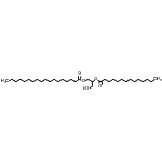 CAS#: 85606-67-3, 3-Hydroxy-2-(tetradecanoyloxy)propyl stearate