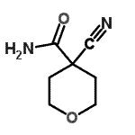 CAS#: 856067-31-7， 4-Cyanotetrahydro-2H-pyran-4-carboxamide