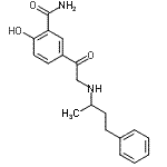 CAS#: 85665-85-6， 2-Hydroxy-5-[N-(4-phenyl-2-butanyl)glycyl]benzamide