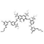 CAS#: 85665-98-1， 4-Amino-3,6-Bis[[5-[[4-Chloro- 6-[(2-Hydroxyethyl)Amino]-1,3,5-Triazin-2-Yl ]Amino]-2-Sulfophenyl]Azo]-5-Hydroxy-2,7-Naphthalenedisulfonic Acid Tetrasodium Salt