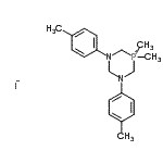CAS#: 85684-47-5， 5,5-Dimethyl-1,3-bis(4-methylphenyl)-1,3,5-diazaphosphinan-5-ium iodide