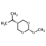 CAS 登录号：85687-64-5， 顺式-5-异丙基-2-甲氧基-1,3-二恶烷