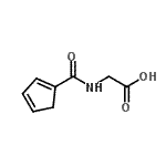 CAS#: 856944-79-1， N-(1,3-Cyclopentadien-1-ylcarbonyl)glycine
