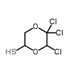 CAS#: 857196-89-5， 5,5,6-Trichloro-1,4-dioxane-2-thiol
