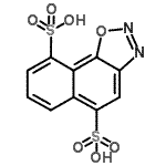 CAS#: 85720-96-3， Naphtho[2,1-d][1,2,3]oxadiazole-5,9-disulfonic acid