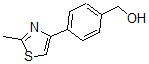 结构式 CAS# 857283-96-6, 4-(2-甲基-4-噻唑基)-苯甲醇