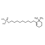 CAS#: 85733-82-0， 9-(6,6-Dimethyl-1-cyclohexen-1-yl)nonyl dihydrogen phosphate