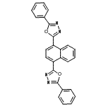 CAS#: 85765-25-9， 2,2'-(1,4-Naphthalenediyl)bis(5-phenyl-1,3,4-oxadiazole)