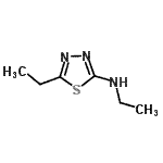 CAS#: 857748-78-8， N,5-diethyl-1,3,4-thiadiazol-2-amine