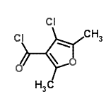 CAS#: 85803-84-5， 4-Chloro-2,5-dimethyl-3-furoyl chloride