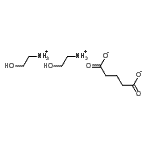 CAS#: 85896-18-0， Bis(2-hydroxyethanaminium) glutarate