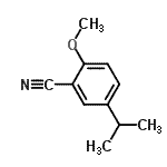 CAS#: 85902-69-8， 5-Isopropyl-2-methoxybenzonitrile