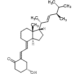 CAS 登录号：85925-89-9， (1R,5E,7E,17alpha)-17-[(2R,3E,5R)-5,6-二甲基-3-庚烯-2-基]-1-羟基-9,10-开环雌甾-5,7-二烯-4-酮