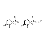 CAS 登录号：85959-41-7， 锶二[(2S)-5-氧代-2-吡咯烷羧酸酯]