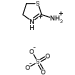 CAS#: 85959-63-3， 2-Ammonio-4,5-dihydro-1,3-thiazol-3-ium sulfate