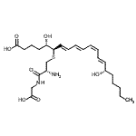CAS#: 85994-54-3， S-[(4S,5R,6E,8E,10Z,12E,14S)-1-Carboxy-4,14-dihydroxy-6,8,10,12-nonadecatetraen-5-yl]-L-cysteinylglycine