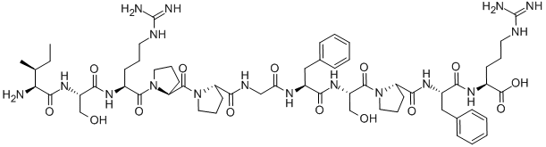 CAS#: 86030-63-9， Ile-Ser-Arg-Pro-Pro-Gly-Phe-Ser-Pro-Phe-Arg