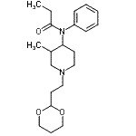 CAS#: 86052-06-4， N-{1-[2-(1,3-Dioxan-2-yl)ethyl]-3-methyl-4-piperidinyl}-N-phenylpropanamide