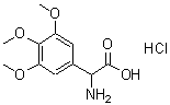 CAS#: 86053-95-4， Amino(3,4,5-trimethoxyphenyl)acetic acid hydrochloride (1:1)
