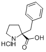 结构式 CAS# 86116-84-9, (R)-alpha-苄基-L-脯氨酸盐酸盐