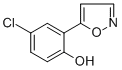 结构式 CAS# 86176-56-9, 4-氯-2-(异恶唑-5-基)苯酚