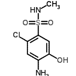 CAS 登录号：86264-31-5， 4-氨基-2-氯-5-羟基-N-甲基苯磺酰胺