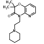 CAS 登录号：86267-45-0， 2,2-二甲基-4-[2-(1-哌啶基)乙基]-2H-吡啶并[3,2-b][1,4]恶嗪-3(4H)-酮